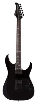 Schecter Reaper 6 Custom Hochglanz-Schwarz