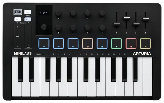 Arturia MiniLab 3 Schwarz