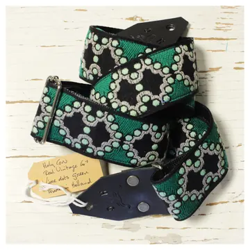 Holy Cow Straps 60's Lime Dots Green