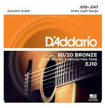 D'Addario EJ10 80/20 Bronze 10-47