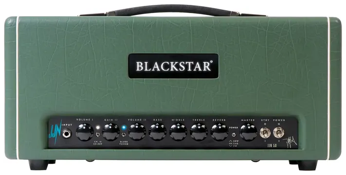 Blackstar JJN 50 Head Racing Green Jared James Nichols Signature