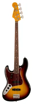 Fender American Vintage II 1966 Jazz Bass Gaucher touche palissandre 3-Color Sunburst