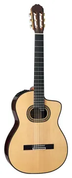 Takamine TH90 NA Hirade Series Clássico de Nylon Japonês C/ Afinador CTP-3 CoolTube Valvulado Natural C/ Hard Case