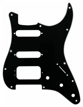 D"Andrea DAndrea Battipenna Strato Style HSS Black DPP-ST-BWB-HSS