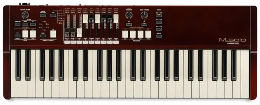 Hal Leonard Hammond M-Solo Keyboard - Burgundy