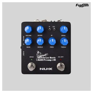 NUX Pedal Nux P/ Contrabaixo Melvin Lee Davis Drive Bass | Fujisom