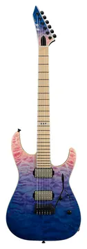 ESP E-Ii M-Ii Hipshot Tremolo Qm Indigo Purple Fade