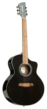 Brunswick BTK60 - Grand Auditorium Cutaway Electro Acoustic Guitar - Ebony