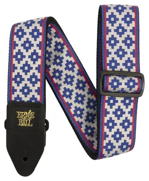 Ernie Ball 5336 Guitar Strap Blue Crux Gitarrengurt, Classic Jacquard