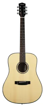 Harmony Foundation Series Terra FS Dreadnought Acoustic Guitar, Natural Gloss