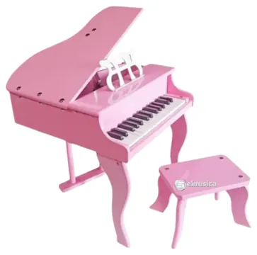 Custom Sound Piano Infantil Custom Kids 30 Teclas Cor Rosa CKPI 30 - PK