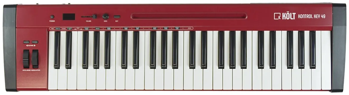 Kolt Teclado Kolt Kontrol Key 49 Controlador de 49 Teclas Vermelho