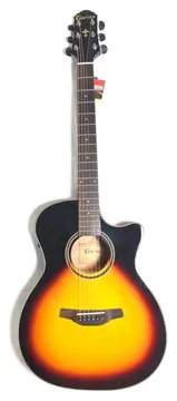 Crafter HT250CE Chitarra Elettroacustica Vintage Sunburst