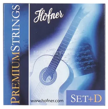 Höfner HPS Set+D Premium Saiten für Klassikgitarre