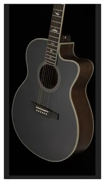 PRS SE A20 Angelus, Black Gloss Top Satin Back (2026)