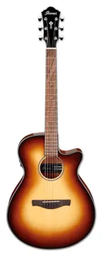 Guitarra Eletroacústica Ibanez AEG50 DHH Dark Honey Burst High Gloss