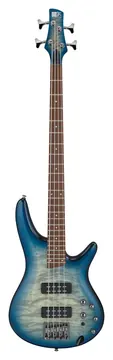 Ibanez SR400EQM-SCB E-Bass 4-String, stained cosmic blue starburst