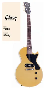 Gibson Les Paul Junior 1957 Vos TV Yellow Cs Hrc
