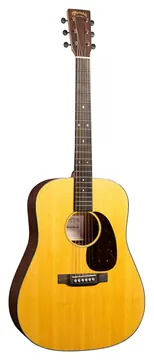 Martin D-10E Road Series Retro Acoustic-Electric Guitar w/Case