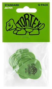 Dunlop Tortex Standard .88 Plectrum 12-Pack groen