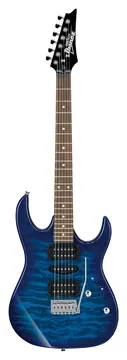 Ibanez GRX70QA-TBB Transparent Blue Burst GRX Gio