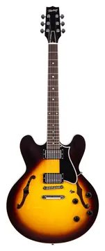 Heritage Standard II Collection H-535 Electric Guitar with Case, Original Sunburst
