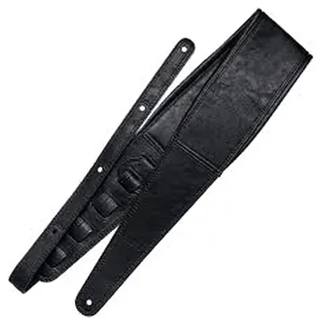 Richter Springbreak III Leatherette Guitar Strap Black - 1675