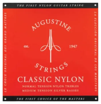 Augustine Encordoamento Augustine Classic Red para Violão de Nylon em Tensão Média/Normal