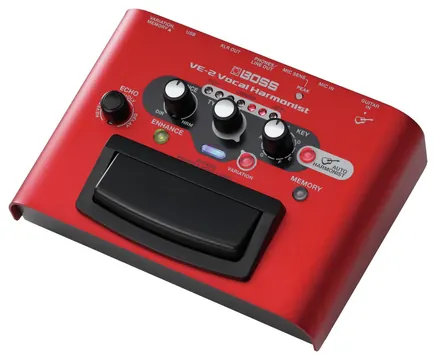 Boss VE2 Vocal Harmonist effectapparaat voor zang