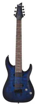 Schecter Omen 7 Elite Blu Trasparente Burst