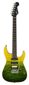 Charvel Pro-Mod Plus Dinky DK24 HSS 2PT EB QM Ebo Sfumatura Zombie
