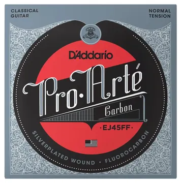 D'Addario EJ45FF Pro-Arte’ Carbon Dynacore Basses Normal Tension Guitar Strings