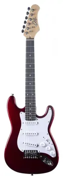 EKO Guitars ST-100 3/4 Chrome Red