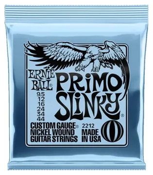 Ernie Ball 2212 Primo Slinky Electric Guitar Strings, 9.5-44