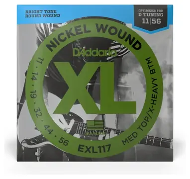 D'addario EXL117 11-56 Electric Guitar Strings