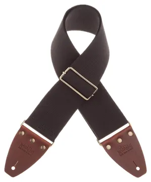 Magrabo Straps Stripe SC Entry Black 8 cm terminali Marrone fibbia Ottone