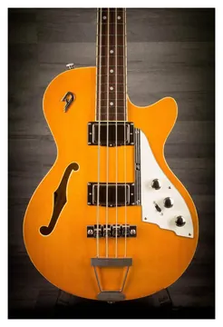 Duesenberg Starplayer Bass Guitar - Trans-Orange (Incl. Hard Case)