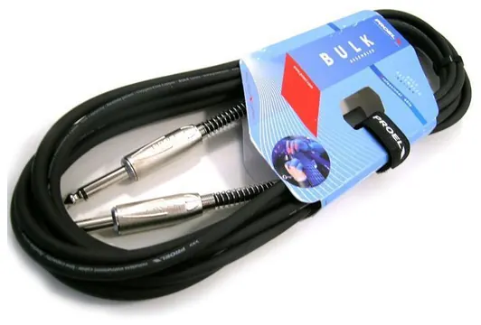 Proel BULK100LU10 Cavo Jack Mono 6.3 mm a jack Mono 6.3 mm 10mt.