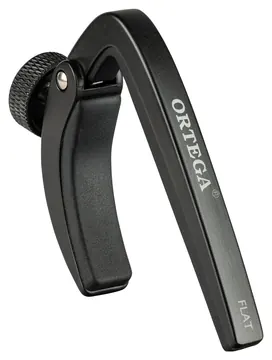 Ortega - ORTEGA OCAPOPRO-BK Kapodaster Pro Series Flat Capo - Schwarz