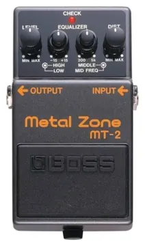 Boss Pedal Boss MT-2 Metal Zone de Distorção p/ Guitarra