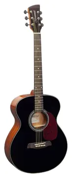 Brunswick BF200BK Guitare Folk Acoustique Grand Auditorium Noire