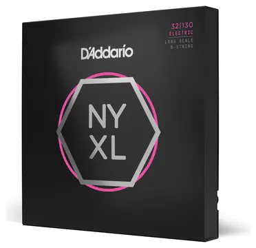 D'Addario NYXL32130 Set Long Scale Regular Light 6-String