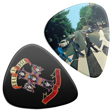 Classic Album Double Sided Guitar Picks, Set of 8