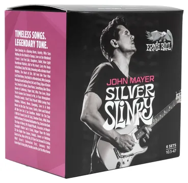 Ernie Ball 3817 Silver Slinky John Mayer 10,5-47 Nickel plated Steel. Saiten E-Gitarre (6er Satz)