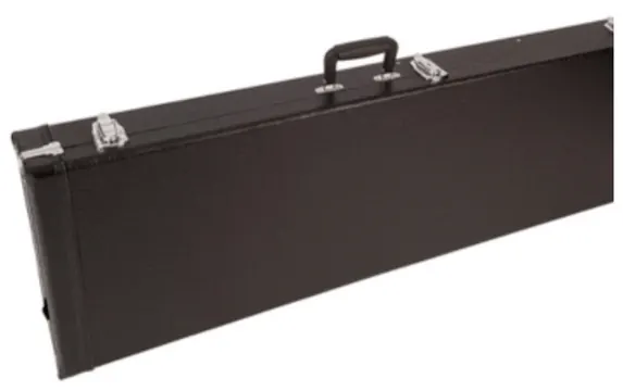 On Stage Stage Oblong Hardshell Guitar Case - Bass - Black