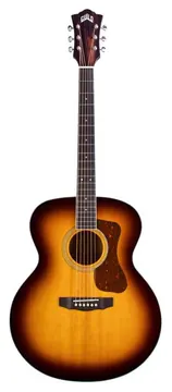 Guild F 250E Deluxe Maple ATB antique burst - Chit. acustica ampl.