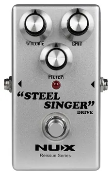 NUX SSD-10 Steel Singer Drive Dynamische Preamp Overdrive Analoog Effectpedaal