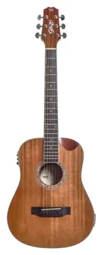 Seizi Elétrico Baby Akira Half Cutway Mahogany Satin C/ Bag (3976)