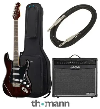Harley Benton ST-70 Rosewood Deluxe S Bundle