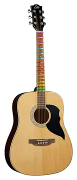 EKO RANGER6-NAT-VN Guitare Folk Acoustique Vintage Visual Note